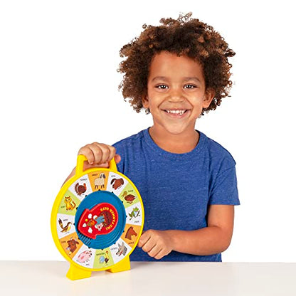 Basic Fun Fisher Price Classics See 'n Say Farmer Says Toy | Educational Talking Animal Wheel with Sounds | Retro Preschool Toy for Toddlers 18 months +