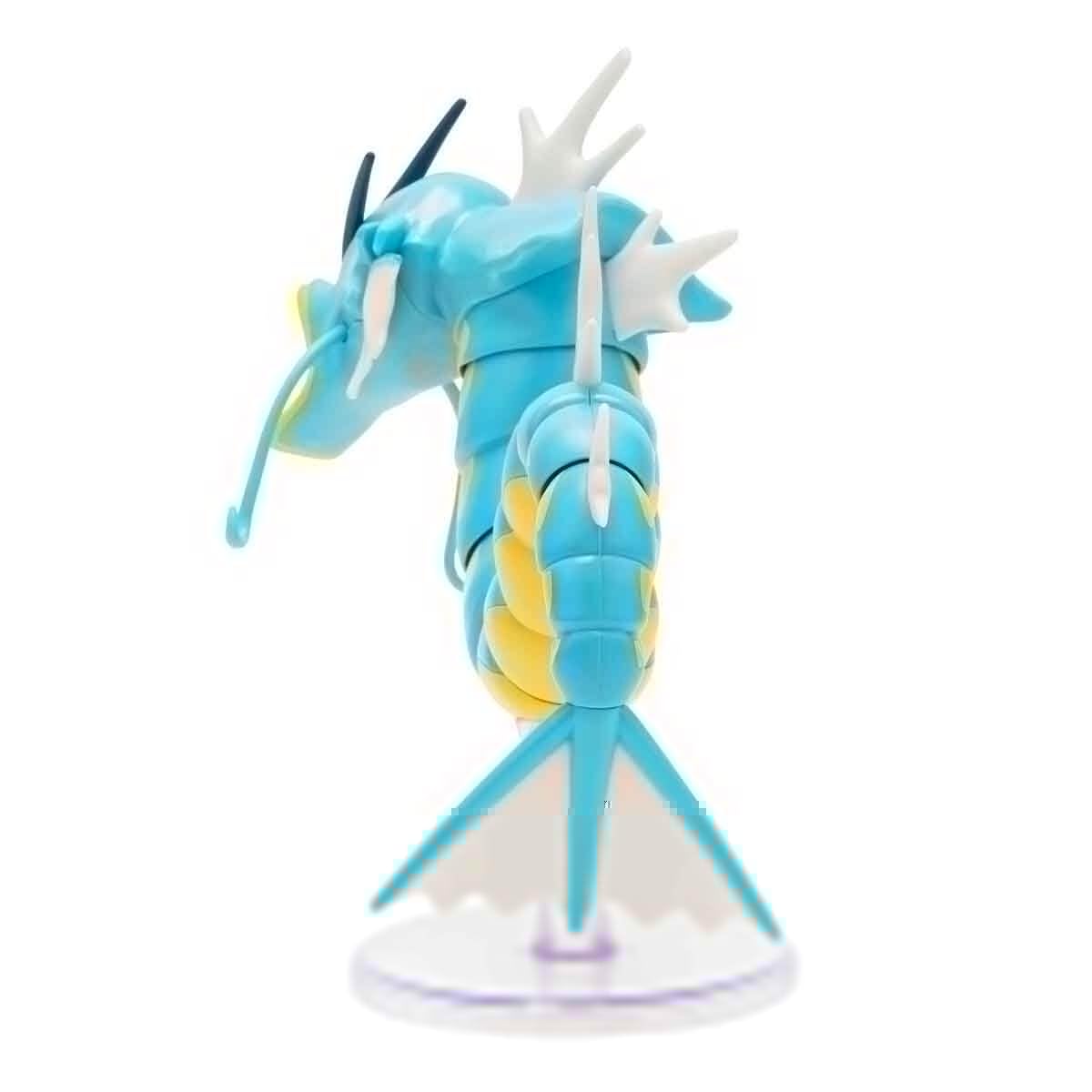 12-inch articulated Gyarados figure from Pokémon, featuring a dynamic pose with a display stand.