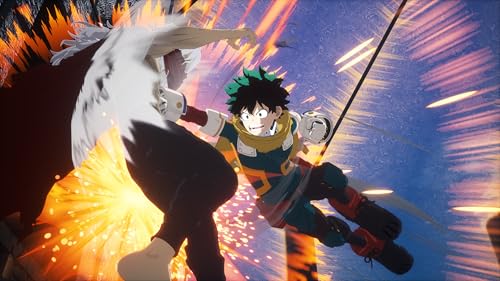Bandai Namco My Hero Academia All’s Justice PlayStation 5 game box with cover art featuring anime characters.