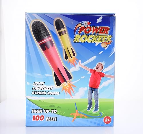 Anginne Kids Toys Age 3-9, Garden Games 3-9 Years Old Boys Girls Gift Outdoor Toy Kids Boys Stomp Toys Rocket