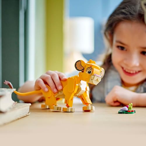 LEGO ǀ Disney Simba the Lion King Cub Building Toy for 6 Plus Year Old Girls & Boys, Construction Figure Playset, 1994 Movie Memorabilia Set, 30th Idea for Kids 43243