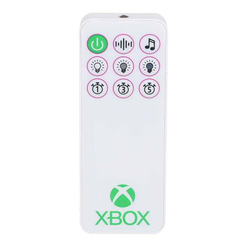 XBOX Paladone Hexagon LED Lights, Free Standing or Wall Mountable Customizable Game Room Decor Lighting with Remote-Controlled Light Phasing and Music Reactive Modes