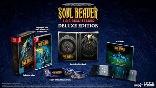 Legacy of Kain: Soul Reaver 1 & 2 Remastered Deluxe Edition - Switch