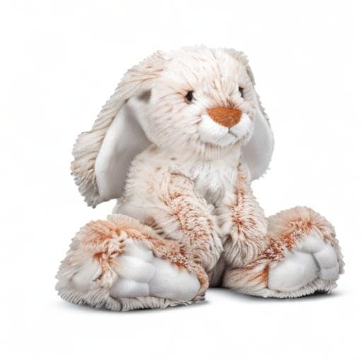 Melissa & Doug Burrow Bunny Rabbit | Plush Toys for Toddlers, Stuffed Animal for Kids, Soft & Fluffy | Age 3+