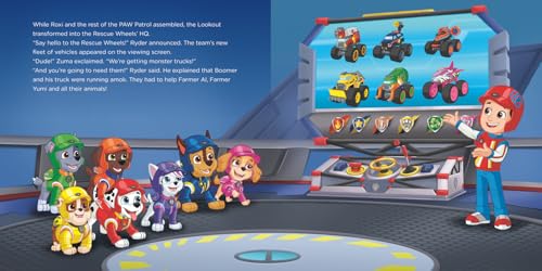 PAW Patrol Rescue Wheels Picture Book: Join Nickelodeon’s PAW Patrol in a new monster truck rescue adventure. The perfect gift for fans aged 4+.