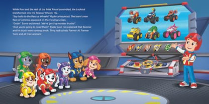 PAW Patrol Rescue Wheels Picture Book: Join Nickelodeon’s PAW Patrol in a new monster truck rescue adventure. The perfect gift for fans aged 4+.