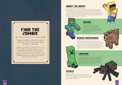 Minecraft Where’s the Zombie?: A search-and-find official Minecraft illustrated children’s book – the perfect Christmas stocking filler for kids aged 6, 7, 8, 9 and 10!