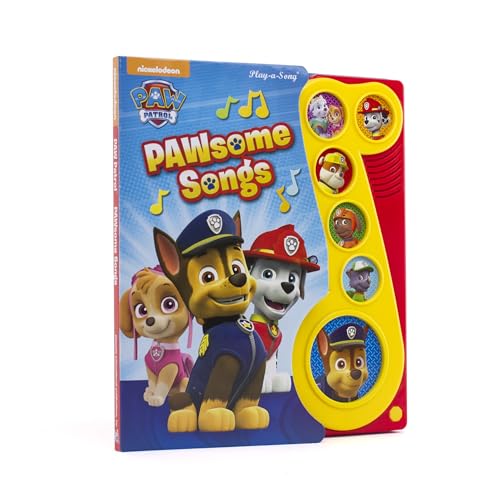 Nickelodeon PAW Patrol Chase, Skye, Marshall, and More! - PAWsome Songs! Music Sound Book - PI Kids (Paw Patrol: Play-a-song)