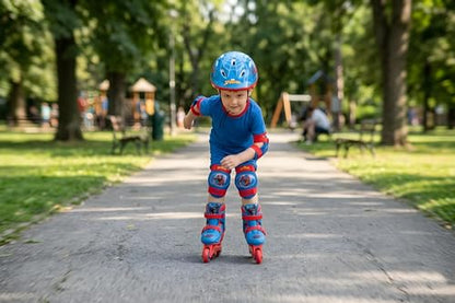 Mondo Marvel Spiderman 3-in-line skates for kids, adjustable size S, with colorful PVC wheels and dual function scooter features.