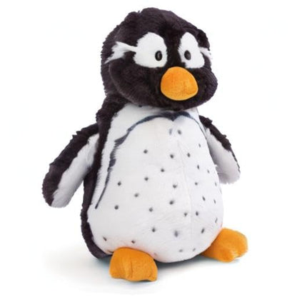 Nici 49310 Cuddly Penguin Stas 16cm Black-White Sitting-Sustainable Made Plush, Cute Soft Toy to Cuddle and Play with, for Children & Adults, Gift idea, Grau,Schwarz,Schwarz-weiß,weiß