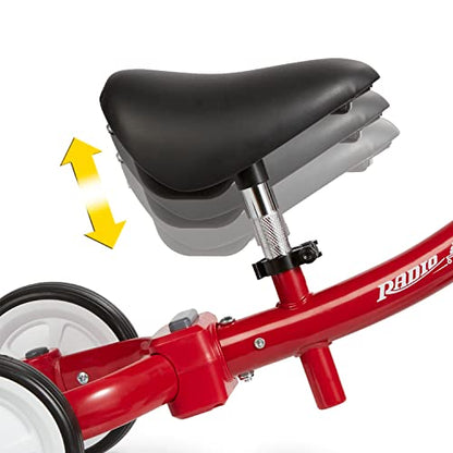 Radio Flyer Triple Play Trike, Red Toddler Tricycle, Balance Bike, and Ride On For 1-3 Years
