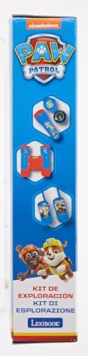 LEXIBOOK, Paw Patrol, Adventurer Set for Children, Walkie-Talkies 120m, Binoculars, Compass, Torchlight, Blue/Red, RPTW12PA