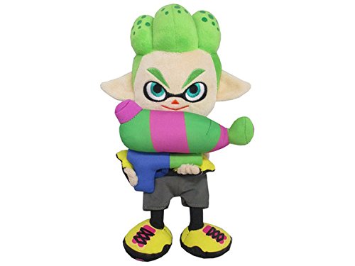 Nintendo Splatoon 2 Male Inkling plush toy by San-Ei, featuring a boy Inkling character from the Splatoon video game series.