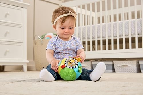 VTech Baby Animal Discoveries Ball, Interactive Baby Toy with Lights, Shapes, Fun Sound Effects, Different Textures for Sensory Play, Gift for Ages 3, 6, 9, 12 Months +, English Version