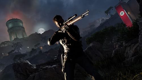 PlayStation 5 game case for Sniper Elite: Resistance by Fireshine Games, featuring artwork and game title on the cover.