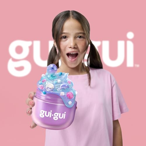Gui Gui twin pack bundle featuring two scented slime textures with clear and glossy finishes, perfect for leveling up your slime game.