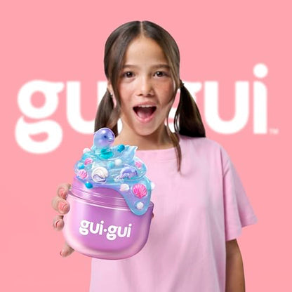 Gui Gui twin pack bundle featuring two scented slime textures with clear and glossy finishes, perfect for leveling up your slime game.
