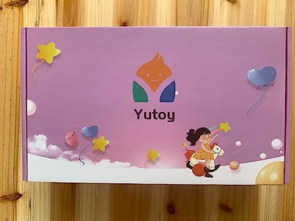 Yutoy dolls wardrobe set with pink closet, 63 accessories, for 11.5-inch fashion dolls, including dresses and shoes.