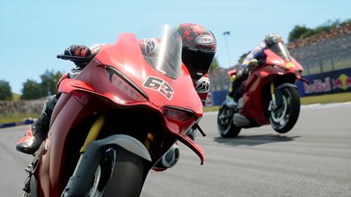 MotoGP 26 PlayStation 5 game cover featuring motorcycle racers in dynamic racing action by Milestone.