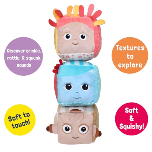 In the Night Garden Toys, these Comfort Cubes are sensory toys with each one having sound, touch and image benefits, perfect for babies and toddlers.