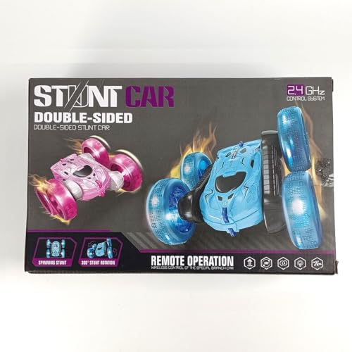 YouCute Remote control cars for Kids Age 4 5 6 7 8 9 10+ Year Old Boys Girls RC Stunt Car Toys Birthday (Green)