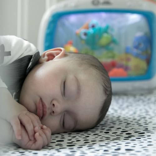 Baby Einstein Sea Dreams Soother crib toy with remote, calming lights and melodies for newborns and babies.