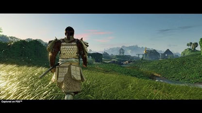 PlayStation Ghost of Tsushima Director's Cut for PS5, featuring the game cover art with the Viking warrior and Japanese landscape.