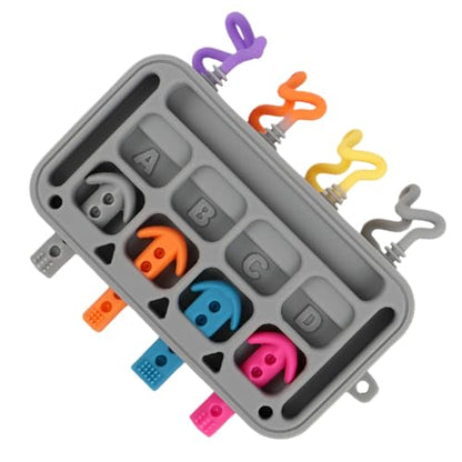 Yurosuis Activity Board for Baby,Silicone Educational Learning Toy,Toddler Sensory Toys - for 1-3 Years Old Kids Boys Girls Children Home School Kindergarten Travel