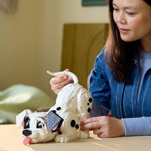 LEGO | Disney 101 Dalmatians Puppy Figure - Customisable Building Set for Adults - Transforms Into 1 of 6 Cute Dogs with a Rotating Head and Tail - DIY Home Decor - Gift Idea for Fans - 43269