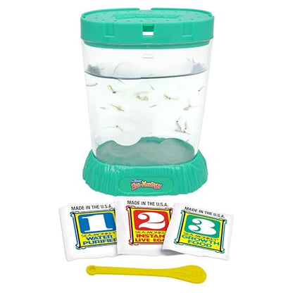 The Original Sea Monkeys - Ocean Zoo - Grow Your Own Pets Science Kit- Includes Eggs, Food, and Water Purifier, Color May Vary