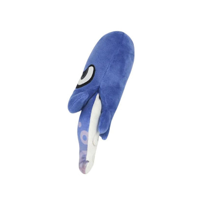 Blue Octopus plush toy from Splatoon 3 by San-Ei, official Nintendo soft toy, small size, made by Together Plus.