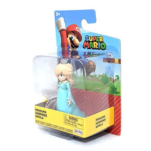Super Mario World of Nintendo Rosalina action figure by Jakks Pacific, 6.3 cm tall, detailed character figure from Super Mario series.