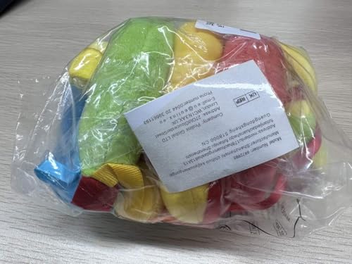 YELUFT Spiral Pram Toys for Babies - Wrap Around Pushchair Stroller Car Seat Toys for 0 3 6 9 12 Month Plush Activity Rattle Hanging Toy Sensory Gift for Newborn Infant Baby