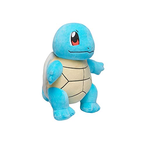 12-inch Squirtle plush toy from Pokémon, featuring soft fabric and detailed design, perfect for collectors and fans.
