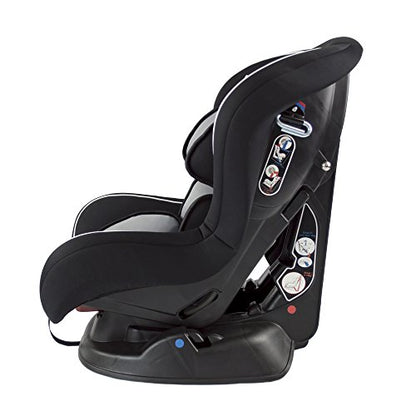 Cozy N Safe Nevis Group 0+/1 Car Seat 0-18kg, Birth to 4 Years, Rear & Forward Facing, 7 Recline Positions, Side Impact Protection, 5 Point Harness, Deep Padding - Black/Grey