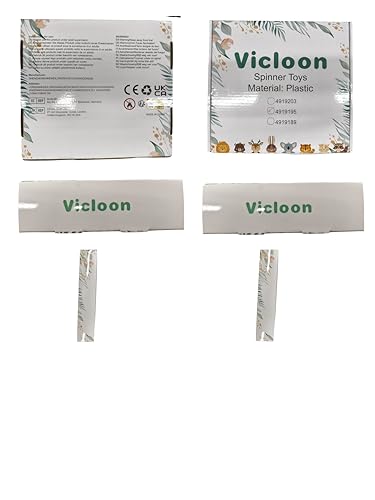 Vicloon Suction Cup Spinner Toys, 3PCS Baby Bath Spinners, Sensory Toys for Babies 18 Months Up (ocean)