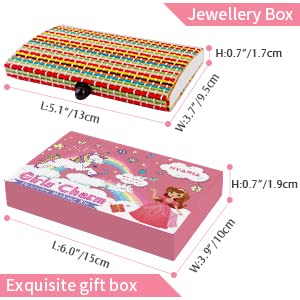 Unicorn Gifts for Girls - Arts Crafts Jewellery Bracelet Making Kit for Kids Age 7 8 9 10+ Year Old, Christmas Birthday Presents, Advent Calendar Stocking Fillers for Children
