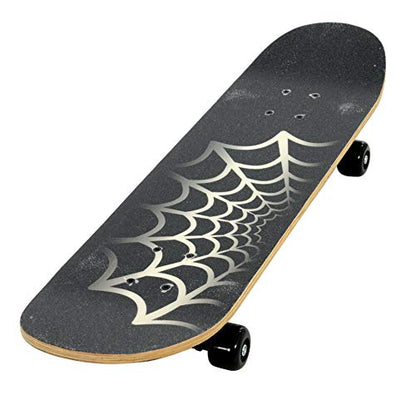 Spiderman Kids Beginners Skateboard | Officially Licensed Graphics Durable 7-Ply Deck Smooth PVC Wheels | Offering Enhanced Stability Balance and Coordination Development | Age 5+