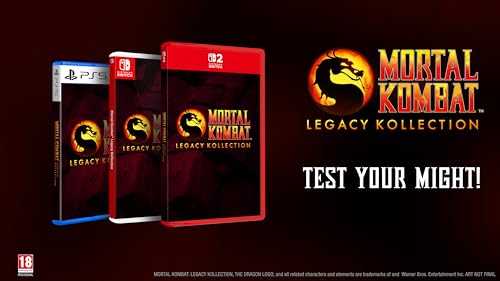 Atari Mortal Kombat: Legacy Kollection game for Nintendo Switch, featuring cover art with characters from the classic fighting game series.