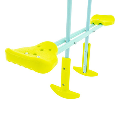 TP Toys Metal Double Swing, Glide Ride & 6ft Slide Set – Outdoor Garden Play Set with Height Adjustable Swings, Sturdy Frame & Comfy Seats for Up to 4 Kids, Aged 3+ Kids Outdoor Playground