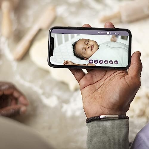 Maxi-Cosi See baby monitor with camera and audio, 1080p HD live streaming, WiFi connectivity, compatible with Alexa and Google Assistant