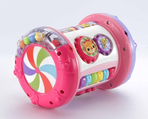 VTech Baby Explore & Discover Roller, Interactive Baby Toy with Gears, Rollers, Beads, Lights & Music, Roll & Push Gift for Infants 6, 9, 12 months +, English Version
