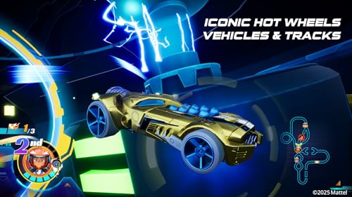 Hot Wheels Let’s Race: Ultimate Speed Nintendo Switch game cartridge and cover art with colorful racing car illustrations.