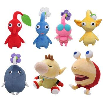 Nintendo Pink Pikmin plush toy, 17cm soft and cuddly San-Ei licensed plush from the Nintendo official collection.