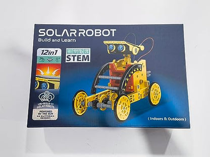 OMWay STEM 12-in-1 Solar Robot Toys, Science Kits for Kids Age 8, Building Experiment Engineering Robotics for 9 10 11 12 13 14 Year Old Boys Girls Teens
