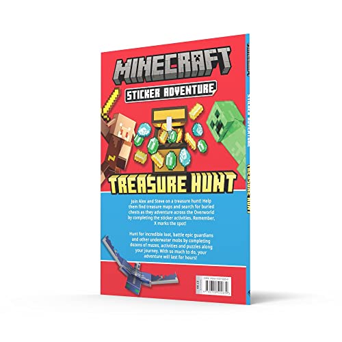 Minecraft Sticker Adventure: Treasure Hunt: A brand-new official sticker book containing hours of fun for kids
