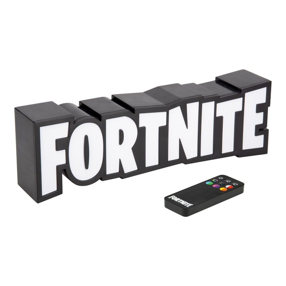 Fortnite RGB Colour-Changing Logo Light, Officially Licensed Gaming Lamp with Remote Control, Display on Wall or Desk, USB Powered Home Décor for Gamers | Paladone