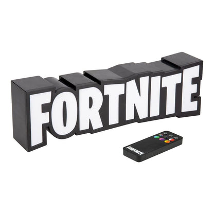 Fortnite RGB Colour-Changing Logo Light, Officially Licensed Gaming Lamp with Remote Control, Display on Wall or Desk, USB Powered Home Décor for Gamers | Paladone