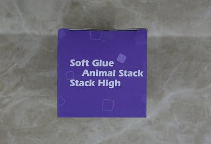 LEADSTAR Stacking Baby Toys Silicone, Lion Sensory Stacker Circles Teething Baby Toy 6 to 12 months, Early Development & Activity Toddler Toys, Silicone Soft Teething Toy, Stacking Toys-7PCS