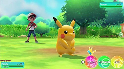 Nintendo Pokémon Let’s Go, Eevee! Nintendo Switch game cartridge with colorful Eevee and Pokémon artwork on the label.